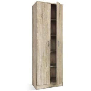 Price Factory Armoire de rangement REY 60cm, idéal pour votre entrée, votre buanderie ou encore votre salle de bain.