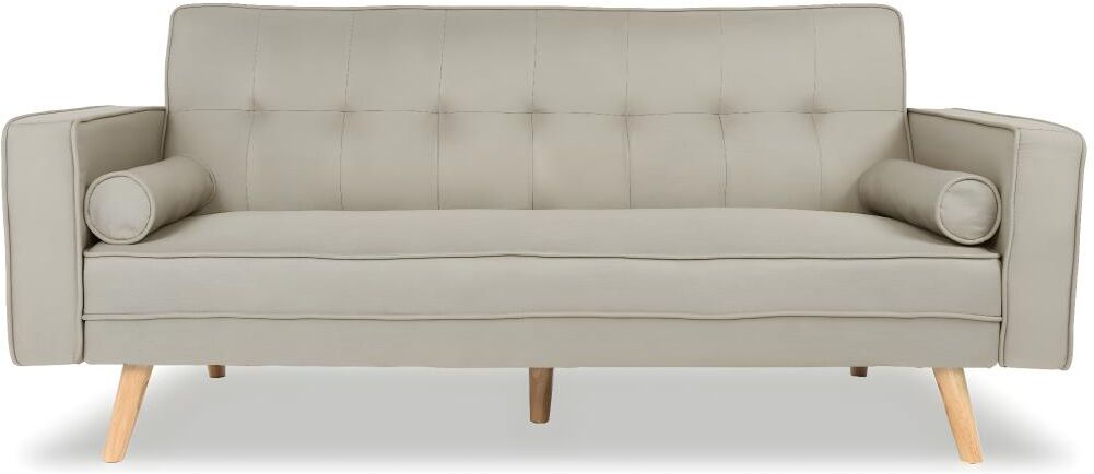 Intense Déco Canapé convertible scandinave Tao Tissu Beige