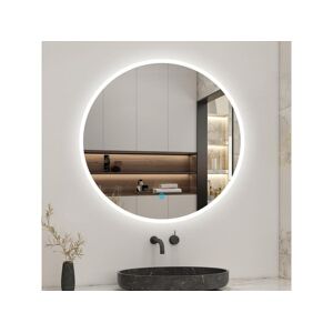 Miroir de salle de bain lumineux rond à Leds- D. 120 cm