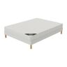 Ensemble matelas Confort + sommier 140x190 hauteur 15cm