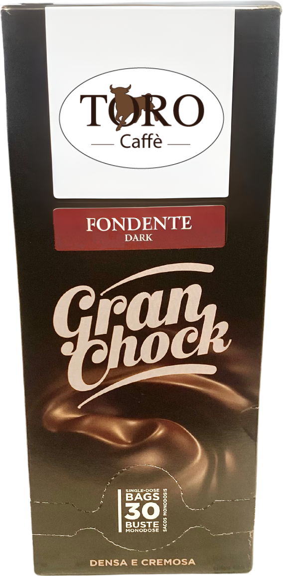 Toro 30 enveloppes de chocolat noir GranChock, dense et crémeux