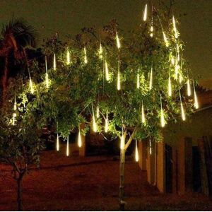 Guirlandes Lumineuses Chute De Neige LED Noel   Exterieur - Sapin - Jaune