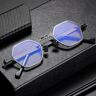 Lunettes Loupe - Lunettes de Lecture pour Femme et Homme   Presbyte - Monture polygone +100