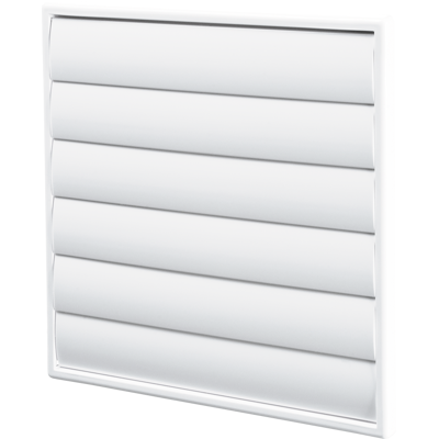 Grille de recouvrement Blauberg Decor UG155 avec volet de gravité - Publicité Grille de recouvrement Blauberg Decor UG155 avec volet de gravité - Publicité