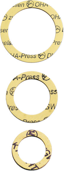 HAAS joint de presse-étoupe OHA-Press 8833 jaune, 21x30x1,8 mm, 2000 / 2 