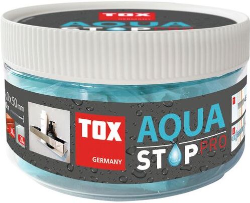 Cheville d'étanchéité universelle Tox Aqua Stop Pro 8/50 014271021 UE = 20 pièces, chevilles avec vis