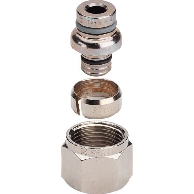 Viega 495442 16mm Raccord - Nickelé mat - Publicité Viega 495442 16mm Raccord - Nickelé mat - Publicité