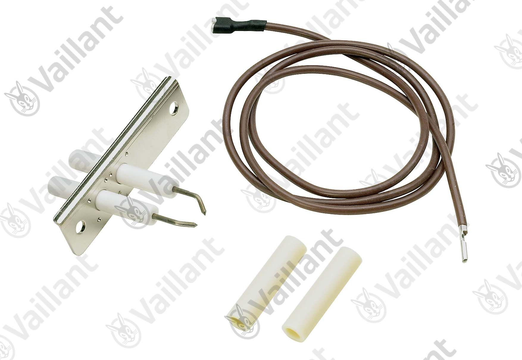 Vaillant double électrode d'allumage 090671 pour VK .. 17-93 E, VK .. 17 / 2000 -93- 2000 E