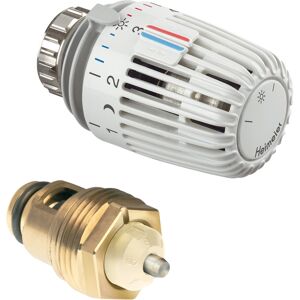 Heimeier adaptation thermostat Heimeier 3500-13.800 blanc, avec partie superieure thermostatique / tete K, pour DN 20