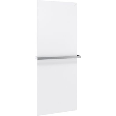 Radiateur sèche-serviettes électrique Zehnder Fina en Inox - 1300x500 mm - Publicité Radiateur sèche-serviettes électrique Zehnder Fina en Inox - 1300x500 mm - Publicité