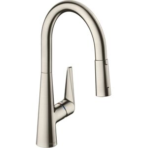 Hansgrohe Talis S M51 M5116-H200 melangeur de cuisine 73851800, optique Inox , avec douchette extensible, sBox