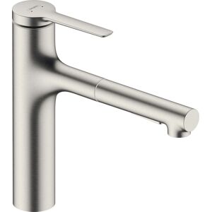 Hansgrohe Zesis M33 160 melangeur de cuisine 74804800 douchette, 2jet, sBox lite, finition Inox