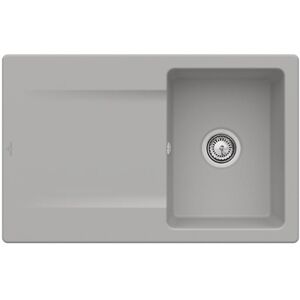 Villeroy und Boch Villeroy & Boch Siluet evier encastre 333401KD avec jeu de dechets et fonctionnement manuel, fossile