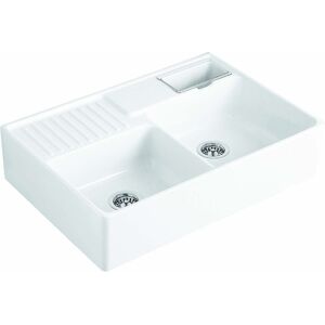 Villeroy und Boch Villeroy et Boch double evier 632392M1 garniture de vidange , actionnement excentrique, restes de bol, mosaïque