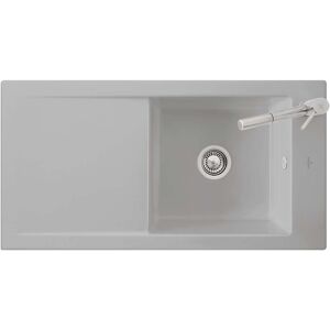 Villeroy und Boch Villeroy & Boch Timeline evier encastrable 679001KD avec jeu de dechets et fonctionnement manuel, fossile