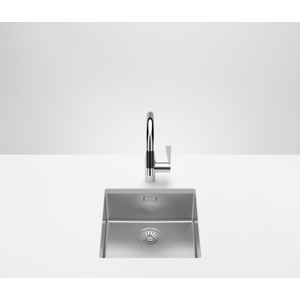 Dornbracht Lavabo singolo - Acier inoxydable poli - 400x400 mm - Vasque - Publicité Dornbracht Lavabo singolo - Acier inoxydable poli - 400x400 mm - Vasque - Publicité