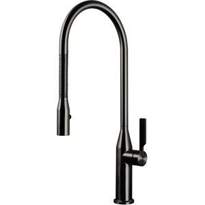 Robinet de Cuisine Herzbach en Acier Noir avec Bec Spirale - Cuisine - Publicité Robinet de Cuisine Herzbach en Acier Noir avec Bec Spirale - Cuisine - Publicité