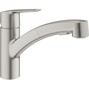 Grohe QuickFix Start mitigeur de cuisine 30531DC1 supersteel, double douchette extractible - Publicité Grohe QuickFix Start mitigeur de cuisine 30531DC1 supersteel, double douchette extractible - Publicité