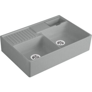 Évier de Cuisine Double Bassine Gris Villeroy & Boch - Évier - Publicité Évier de Cuisine Double Bassine Gris Villeroy & Boch - Évier - Publicité