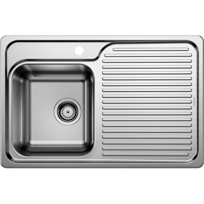 Blanco Classic 40 s évier 511125 78x51cm, Inox satiné brillant, gauche, sans bonde télécommande - Publicité Blanco Classic 40 s évier 511125 78x51cm, Inox satiné brillant, gauche, sans bonde télécommande - Publicité