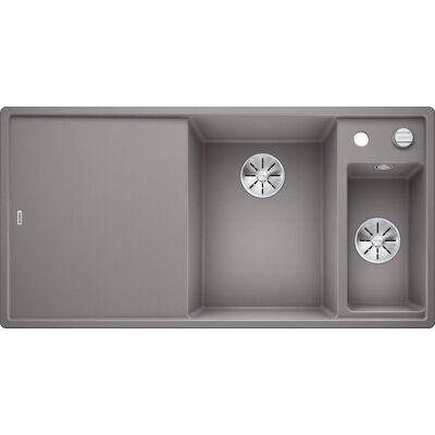 Evier Blanco Axia III 100x51cm Alumétallique - Évier de Cuisine - Publicité Evier Blanco Axia III 100x51cm Alumétallique - Évier de Cuisine - Publicité