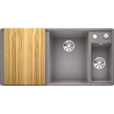 Évier Blanco Axia III S-F - Inox, droit, avec planche à découper - Publicité Évier Blanco Axia III S-F - Inox, droit, avec planche à découper - Publicité