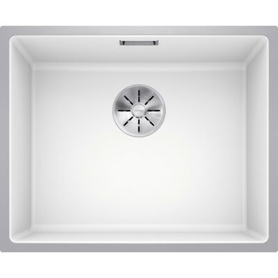 Évier de cuisine Blanco SUBLINE 500-IF - SteelFrame, Blanc - Publicité Évier de cuisine Blanco SUBLINE 500-IF - SteelFrame, Blanc - Publicité