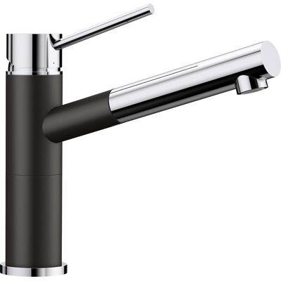 Robinet de Cuisine BLANCO ALTA-S Compact Haute Pression - Noir Silgranit / Chrome - Publicité Robinet de Cuisine BLANCO ALTA-S Compact Haute Pression - Noir Silgranit / Chrome - Publicité