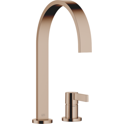 Robinet de cuisine à deux trous Dornbracht MEM 32815682-42 pour évier, avec rosaces simples, saillie 241 mm, bronze brossé - Publicité Robinet de cuisine à deux trous Dornbracht MEM 32815682-42 pour évier, avec rosaces simples, saillie 241 mm, bronze brossé - Publicité