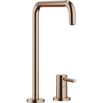 Robinet de cuisine deux trous Dornbracht META Square 32815861-42 pour évier, avec rosaces simples, saillie 235 mm, bronze brossé - Publicité Robinet de cuisine deux trous Dornbracht META Square 32815861-42 pour évier, avec rosaces simples, saillie 235 mm, bronze brossé - Publicité