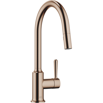 Robinet de cuisine extractible Dornbracht VAIA 33870809-42, avec fonction douchette, saillie 240 mm, bronze brossé - Publicité Robinet de cuisine extractible Dornbracht VAIA 33870809-42, avec fonction douchette, saillie 240 mm, bronze brossé - Publicité