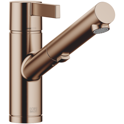 Robinet de cuisine extractible Dornbracht Eno 33871760-42, avec fonction douchette, saillie 206 mm, bronze brossé - Publicité Robinet de cuisine extractible Dornbracht Eno 33871760-42, avec fonction douchette, saillie 206 mm, bronze brossé - Publicité