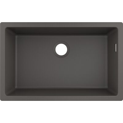 Hansgrohe Modèle 43432290 - Évier sous plan - Gris pierre - 1 cuve - Publicité Hansgrohe Modèle 43432290 - Évier sous plan - Gris pierre - 1 cuve - Publicité