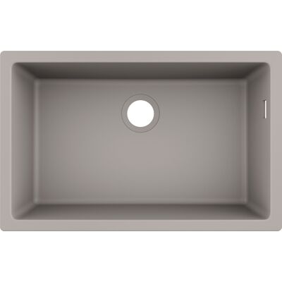 Évier sous plan Hansgrohe 660 - SilicaTec - 1 Bac - Publicité Évier sous plan Hansgrohe 660 - SilicaTec - 1 Bac - Publicité