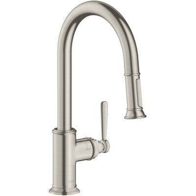 Hansgrohe Axor Montreux DN 15 Robinet de cuisine - Acier inoxydable - Publicité Hansgrohe Axor Montreux DN 15 Robinet de cuisine - Acier inoxydable - Publicité