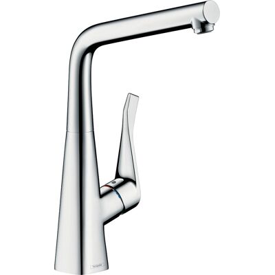 Hansgrohe M71 Mitigeur Cuisine - ComfortZone 320L, Chrome, Pivotant 3 Positions - Publicité Hansgrohe M71 Mitigeur Cuisine - ComfortZone 320L, Chrome, Pivotant 3 Positions - Publicité