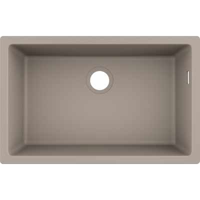 Évier sous plan Hansgrohe 660 - SilicaTec - 1 Bac - Publicité Évier sous plan Hansgrohe 660 - SilicaTec - 1 Bac - Publicité