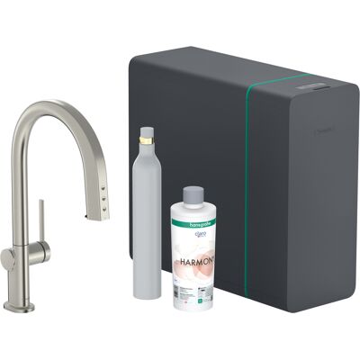 Hansgrohe Aqittura M91 Système Soda - Mitigeur Évier - Publicité Hansgrohe Aqittura M91 Système Soda - Mitigeur Évier - Publicité