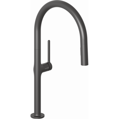Robinet de cuisine Kludi REEF 508516675 avec douchette extractible, noir mat profond - Publicité Robinet de cuisine Kludi REEF 508516675 avec douchette extractible, noir mat profond - Publicité