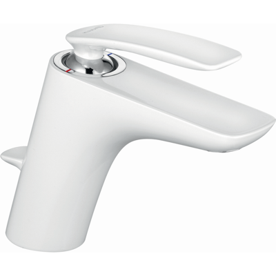 Mitigeur lavabo Kludi Balance Blanc - Robinetterie - Publicité Mitigeur lavabo Kludi Balance Blanc - Robinetterie - Publicité