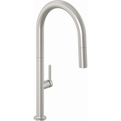 Mitigeur d'évier Kludi AUREA DN 15 55852N575 avec douchette extractible, bec orientable, nickel brossé - Publicité Mitigeur d'évier Kludi AUREA DN 15 55852N575 avec douchette extractible, bec orientable, nickel brossé - Publicité