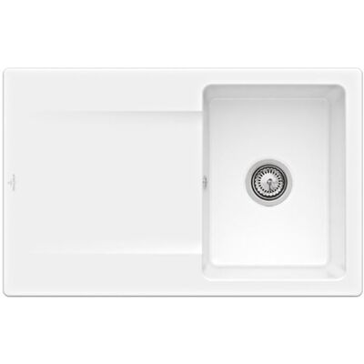 Villeroy & Boch Siluet Snow White Reversible Surface-Mount Sink - Évier - Publicité Villeroy & Boch Siluet Snow White Reversible Surface-Mount Sink - Évier - Publicité