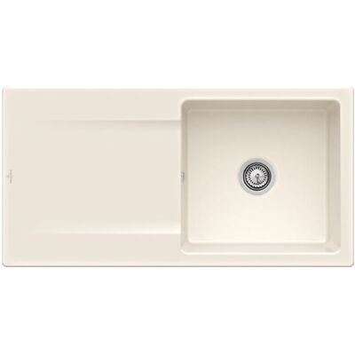 Évier Siluet 60 Crema CeramicPlus de Villeroy & Boch - Évier - Publicité Évier Siluet 60 Crema CeramicPlus de Villeroy & Boch - Évier - Publicité