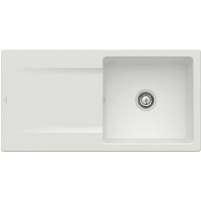 Évier Villeroy & Boch Siluet 60 - Réversible, CeramicPlus, Gris - Publicité Évier Villeroy & Boch Siluet 60 - Réversible, CeramicPlus, Gris - Publicité