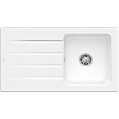 Villeroy & Boch Architectura Blanc Neige Évier encastré Réversible - Evier de Cuisine - Publicité Villeroy & Boch Architectura Blanc Neige Évier encastré Réversible - Evier de Cuisine - Publicité