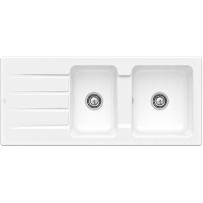 Villeroy & Boch Architectura Évier Blanc Réversible - Évier - Publicité Villeroy & Boch Architectura Évier Blanc Réversible - Évier - Publicité