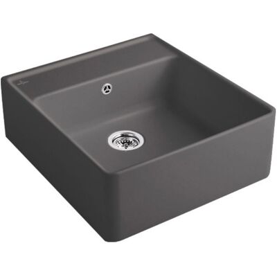 Villeroy & Boch Villeroy et Boch - Évier Tradition en Graphite CeramicPlus - Drain Automatique - Publicité Villeroy & Boch Villeroy et Boch - Évier Tradition en Graphite CeramicPlus - Drain Automatique - Publicité