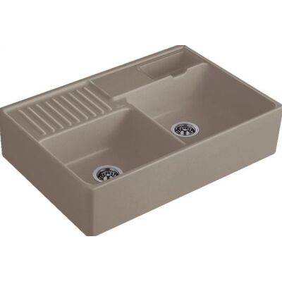 Villeroy & Boch Évier Tradition, 2 cuves, Modulaires, 895x220x630mm - Évier de Cuisine - Publicité Villeroy & Boch Évier Tradition, 2 cuves, Modulaires, 895x220x630mm - Évier de Cuisine - Publicité
