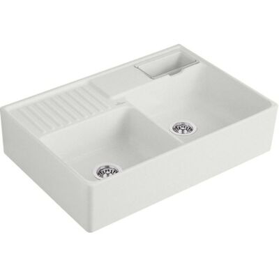 Villeroy & Boch - Évier de Cuisine Gris Clair - Tradition, CeramicPlus, 2 Bols - Publicité Villeroy & Boch - Évier de Cuisine Gris Clair - Tradition, CeramicPlus, 2 Bols - Publicité