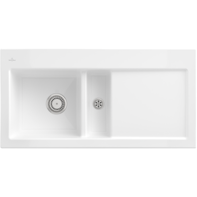 Évier Subway 60 Villeroy & Boch - Résistant, Blanc - Publicité Évier Subway 60 Villeroy & Boch - Résistant, Blanc - Publicité